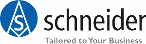 Logo of the AS-Schneider Group inclusive the slogan.
